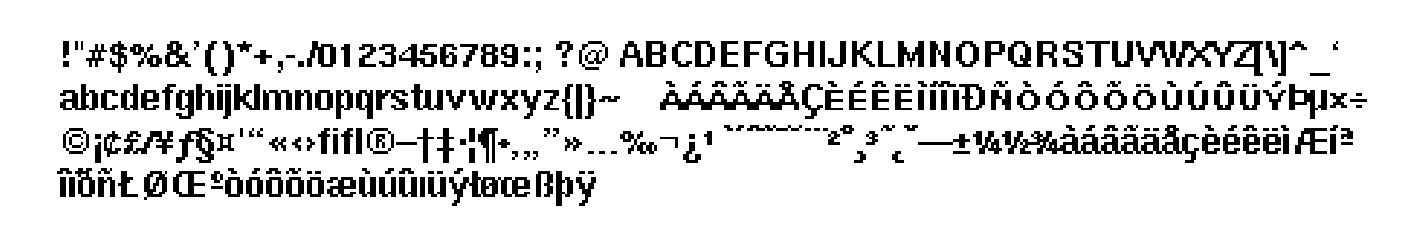 80s computer font
